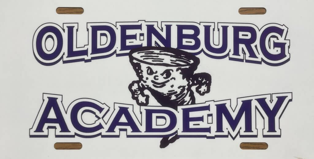 Oldenburg Academy license plate