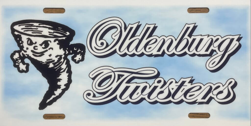 Oldenburg Twisters license plate