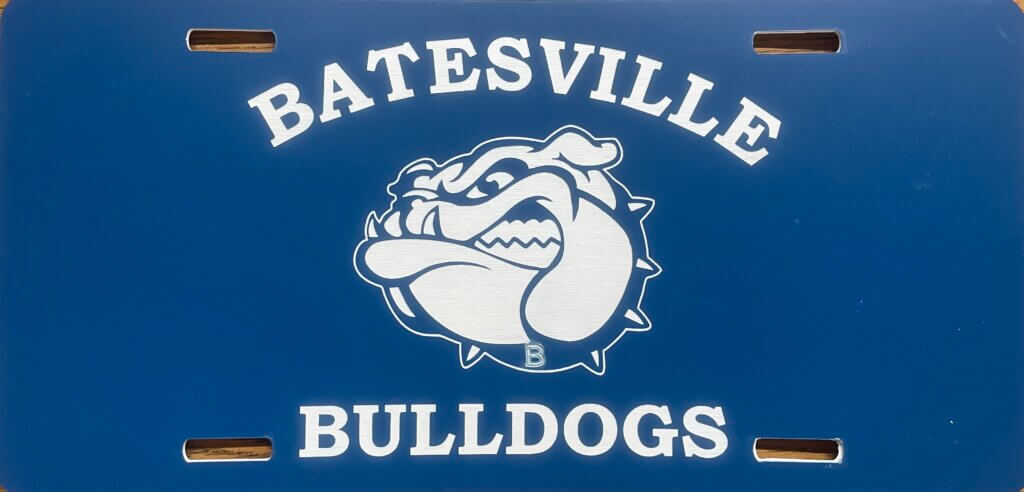 Batesville Bulldogs license plate